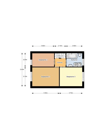 Plattegrond - Bunder 20, 6942 LB Didam 